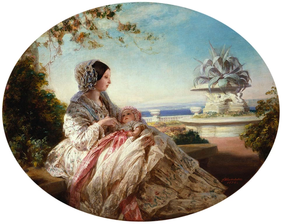 Ritratto dela regina Vittoria con il principe Arturo - Collection of the United Kingdom